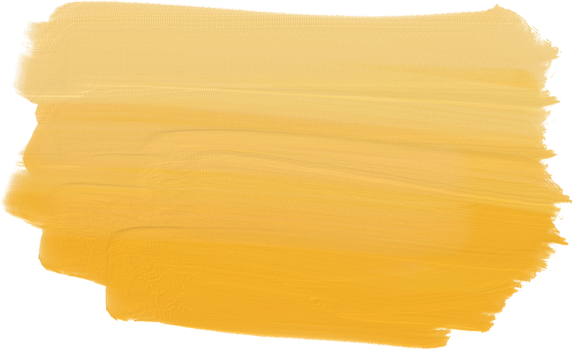 Vibrant Yellow Paint Brush Stroke